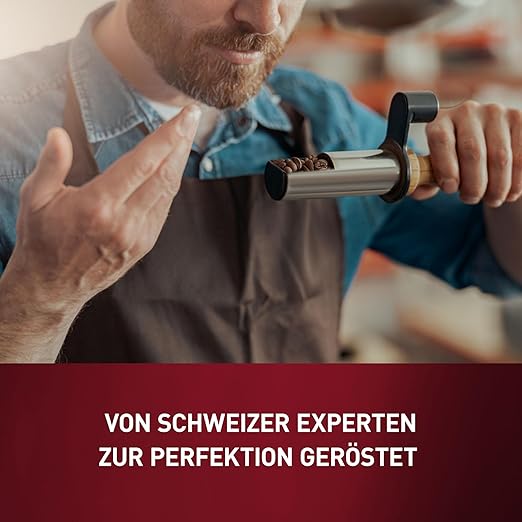 Schwiizer Schüümli Crema, 100 Prozent Arabica Kaffeebohnen, aromatisch-intensiv, für Vollautomaten, Stärke 3/5, mittlere Röstung, Rainforest Alliance-zertifiziert, 1kg – Bild 5