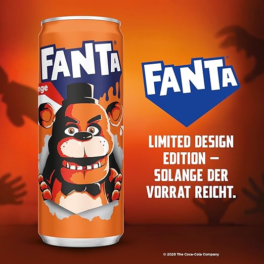 Fanta Orange - fruchtig-spritzige Limonade mit klassischem Orangengeschmack - erfrischendes Softgetränk in Einweg Dosen (24 x 330 ml) – Bild 4