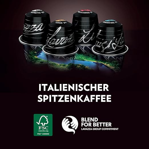 Lavazza Espresso Lungo, floraler und aromatischer Espresso, 10 Kapseln, Nespresso kompatibe – Bild 8