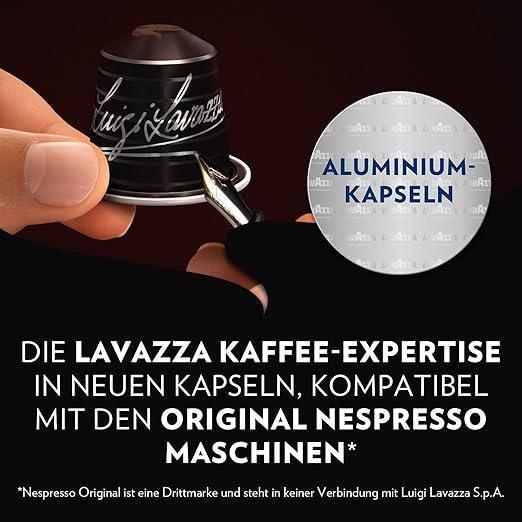 Lavazza Espresso Lungo, floraler und aromatischer Espresso, 10 Kapseln, Nespresso kompatibe – Bild 4