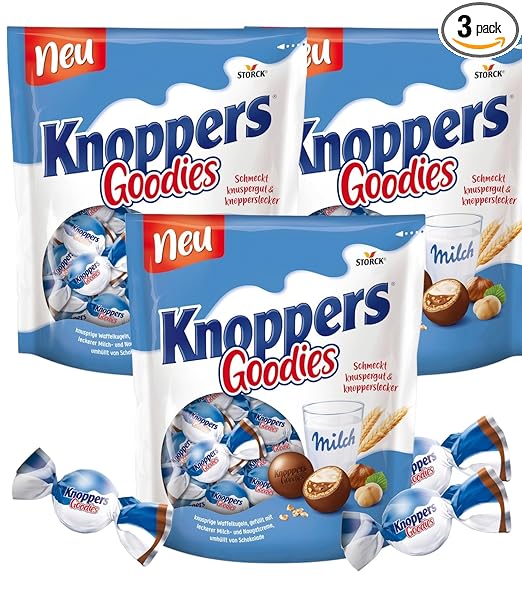 Knoppers Goodies Schoko Bons Knusprige Waffelkugel 23 stk. 180g (3er Pack) – Bild 5